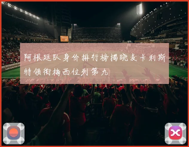 阿根廷队身价排行榜揭晓麦卡利斯特领衔梅西位列第九
